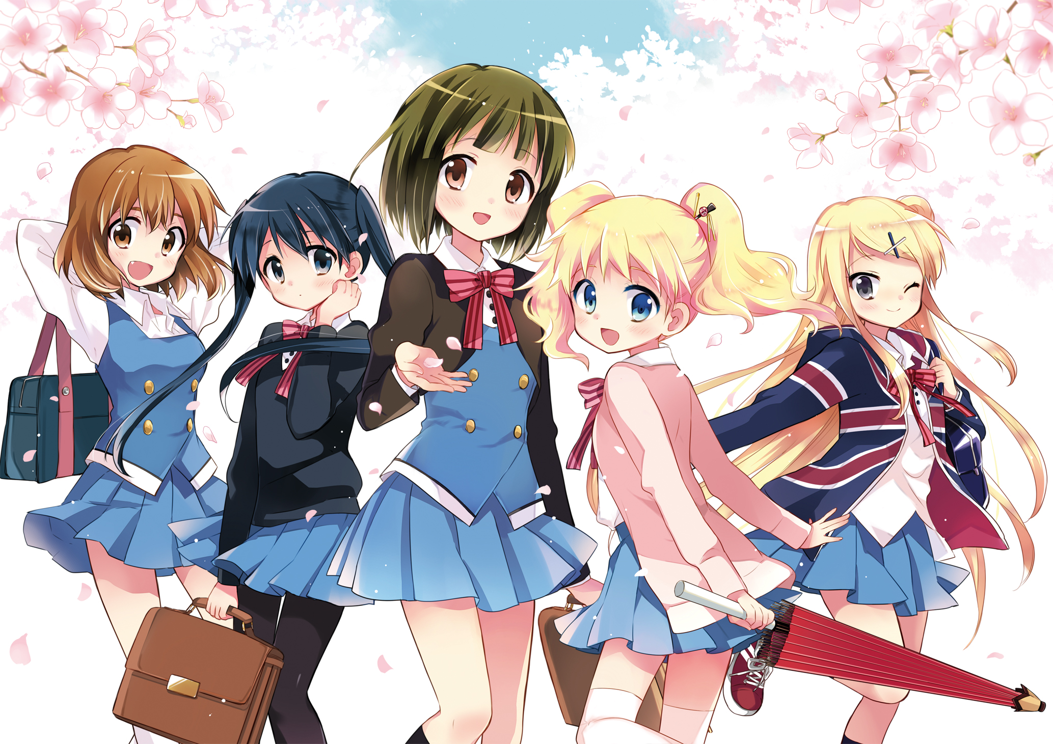 Hara Yui Kiniro Mosaic Alice Cartelet Inokuma Youko Komichi Aya Kujou